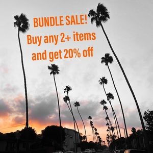 BUNDLE SALE! 20% off 2+